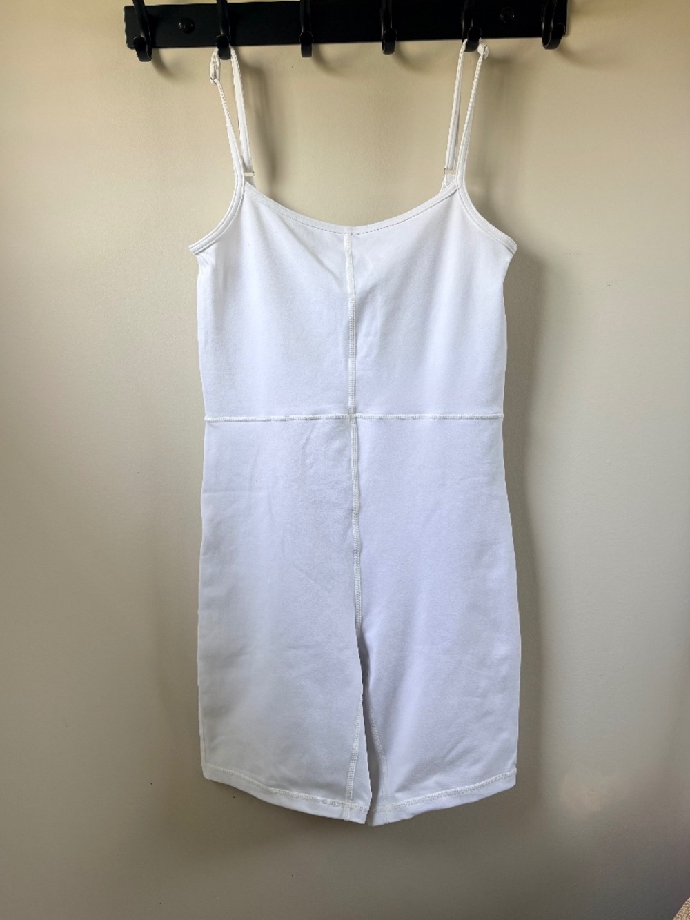 Automet White Romper Bodysuit Shorts